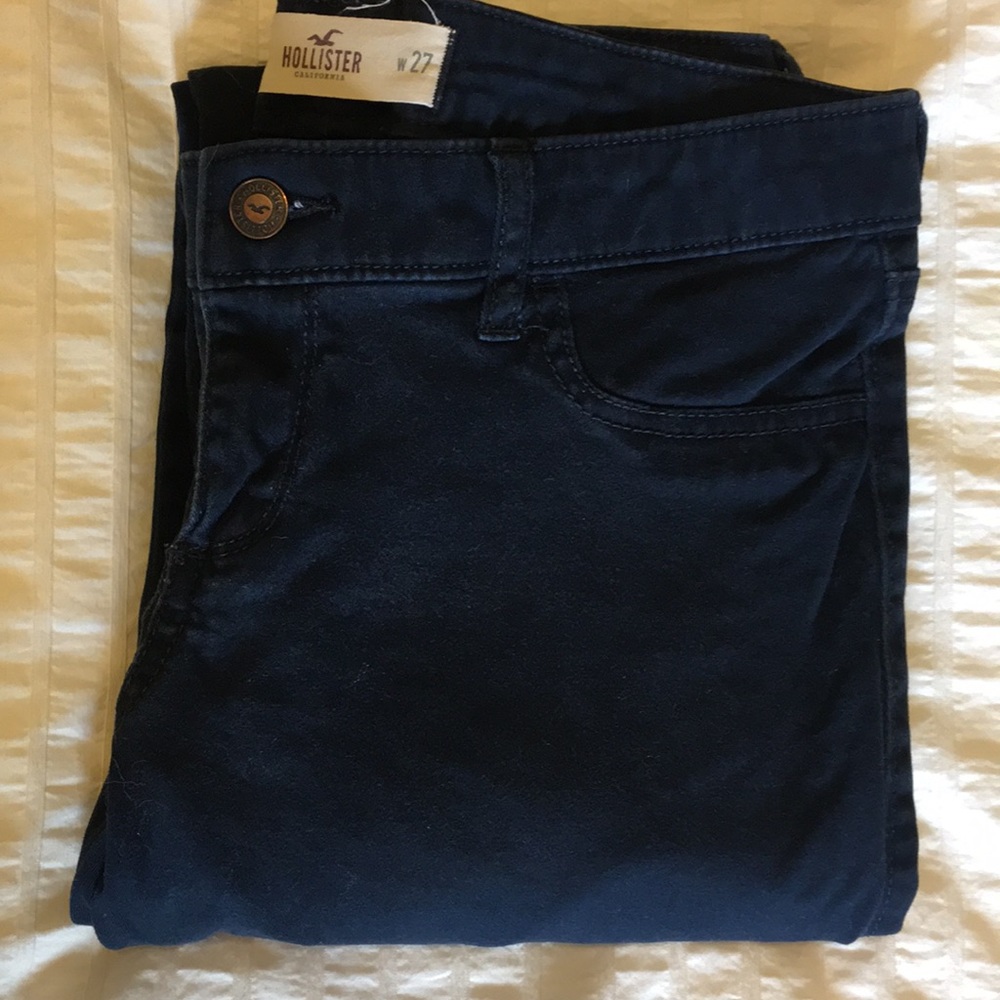 Hollister Navy Blue Jeans